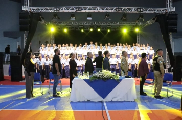 Foto - 80 anos da Comarca de Piraí do Sul e do Colégio Estadual Cívico-Militar Professor Leandro Manoel da Costa