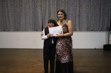 Foto - FORMAÇÃO DOS ALUNOS DE DANÇA GAÚCHA