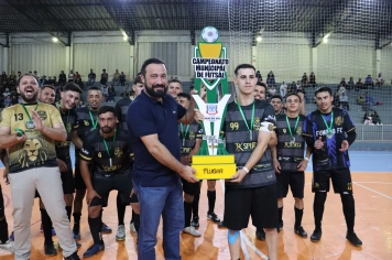 Foto - PREMIAÇÃO FUTSAL SÉRIE OURO E PRATA