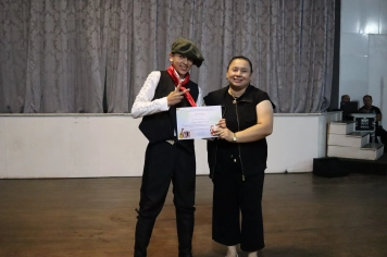 Foto - FORMAÇÃO DOS ALUNOS DE DANÇA GAÚCHA