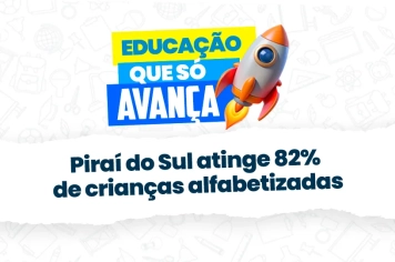 Piraí do Sul supera meta de alfabetização e alcança 82% no Índice de Criança Alfabetizada