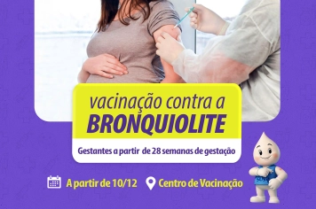 Saúde abre vacinação para gestantes contra vírus que causa bronquiolite