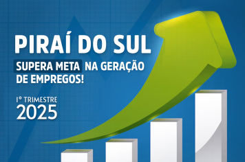 Piraí do Sul supera meta de empregos no 1º trimestre de 2025, segundo dados do CAGED