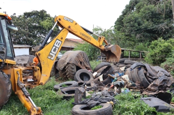 Piraí do Sul recolhe mais de mil pneus em “Dia D” de combate à dengue