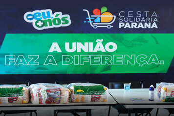 Campanha “Cesta Solidária II”, promovida pela Defesa Civil Estadual e (SGAS), Superintendência Geral de Ação Solidária, destinou 48 cestas básicas para o município de Piraí do Sul