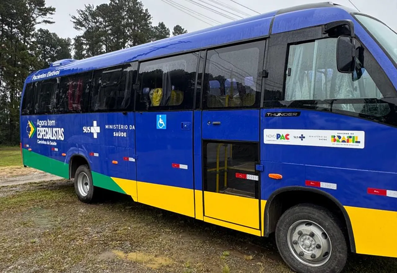 Piraí do Sul é contemplado com micro-ônibus para transporte sanitário através do PAC 2025
