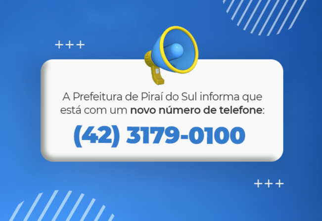 Prefeitura de Piraí do Sul atualiza número principal e  ramais dos setores municipais