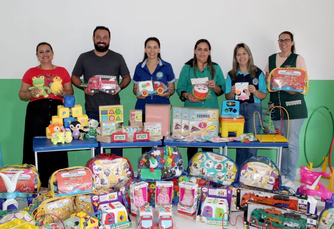 Secretaria de Educação investe em brinquedos educativos pensando no desenvolvimento integral dos alunos piraienses