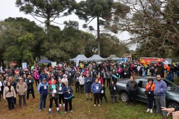 Foto - 1ª Caminhada Internacional no Circuito Cerro da Onça de Piraí do Sul foi sucesso