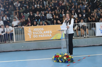 Foto - Abertura dos Jogos Escolares do Paraná em Piraí do Sul