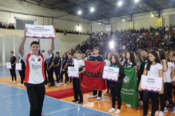 Foto - Abertura dos Jogos Escolares do Paraná em Piraí do Sul