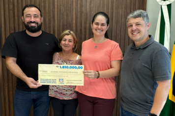 Prefeitura recebe mais de R$ 1,8 mi em devolução de recursos da Câmara Municipal